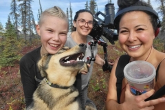 Indigo Taylor, Caroline Cox and Tiffany Ayalik. Photo: Tiffany Ayalik