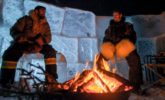 Campfire talks at the Ice Lounge