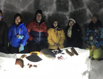 Cultural Education in an Igloo with Tundra North Tours