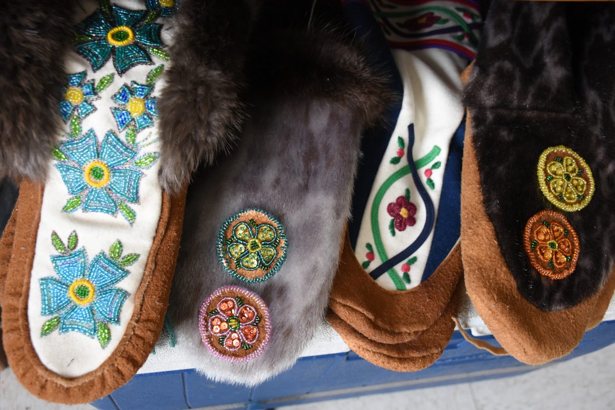 Beaded mukluks are traditional Indigenous crafts of the NWT